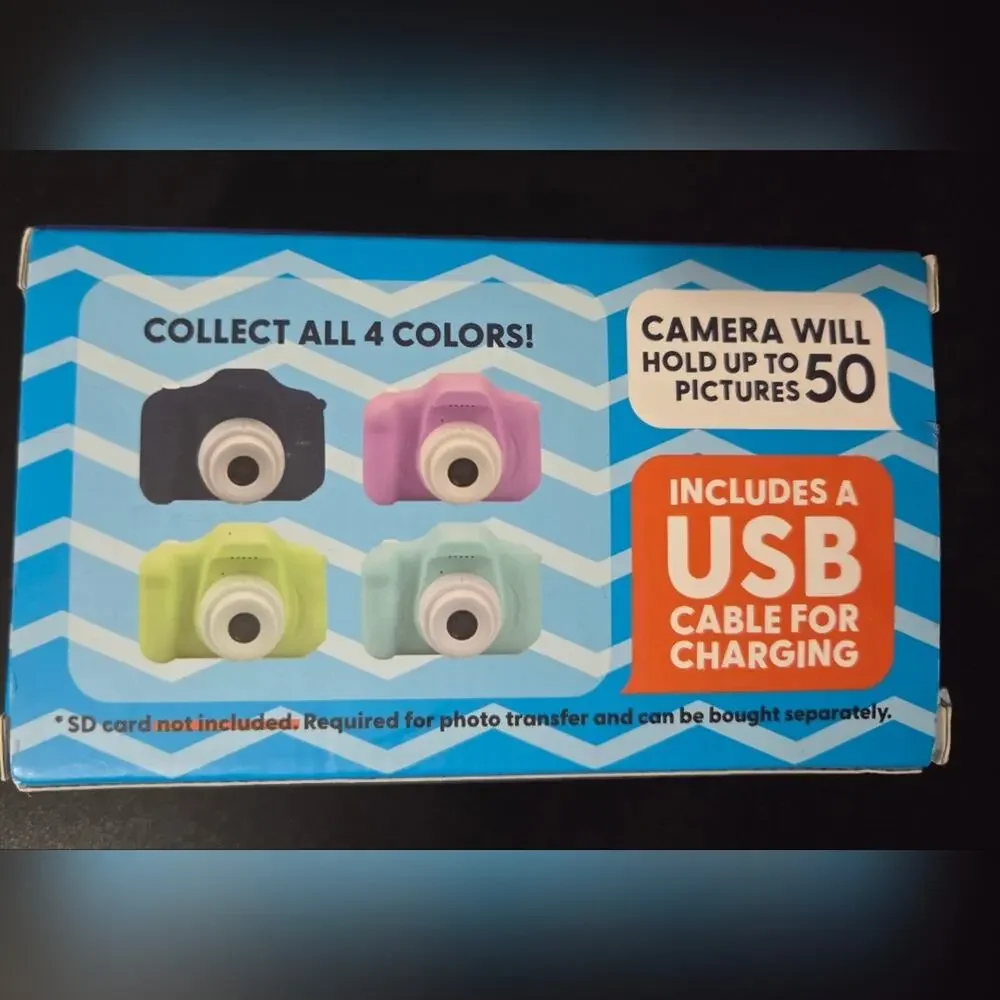 Vivitar Kidzcam Blue Kids Digital Camera Video Games Rechargeable NIB